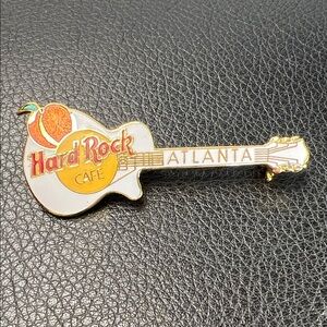 Hard Rock Cafe Atlanta Peach Guitar Pin